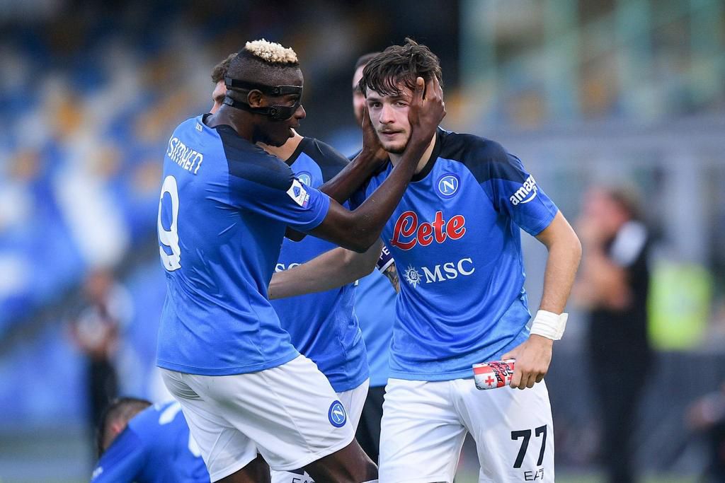 Osimhen and Kvaratskhelia combined for the winner against Bologna.