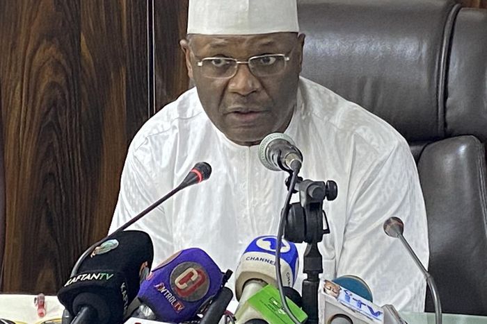 INEC Chairman, Prof. Mahmood Yakubu. [Twitter:INEC]