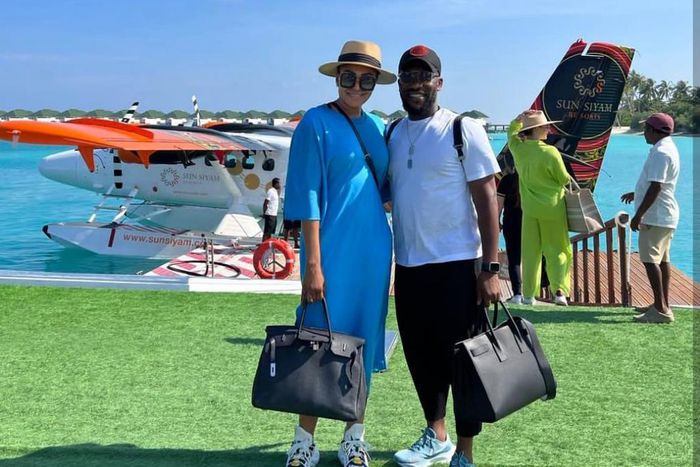 Jay Jay Okocha and his wife Nkechi have been married for 25 solid years now [Instagram/Official_jj10]