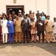 25 Rivers State House of Assembly members who defected from the PDP to the APC. [Twitter:@AminMohammed]