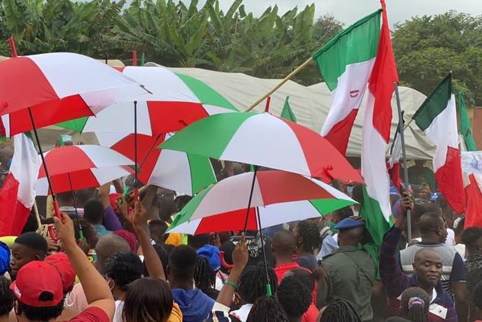 PDP supporters at a rally [PDP]