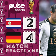 Reactions as Germany knocked out of World Cup after 4-2 win against Costa Rica