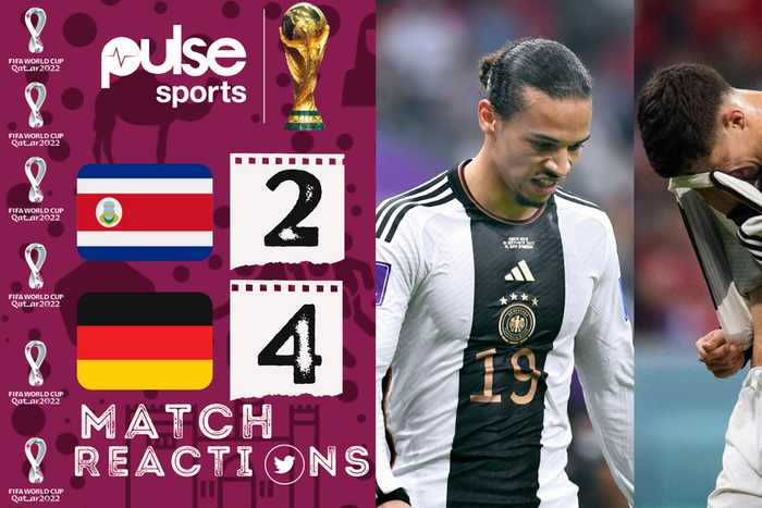 Reactions as Germany knocked out of World Cup after 4-2 win against Costa Rica