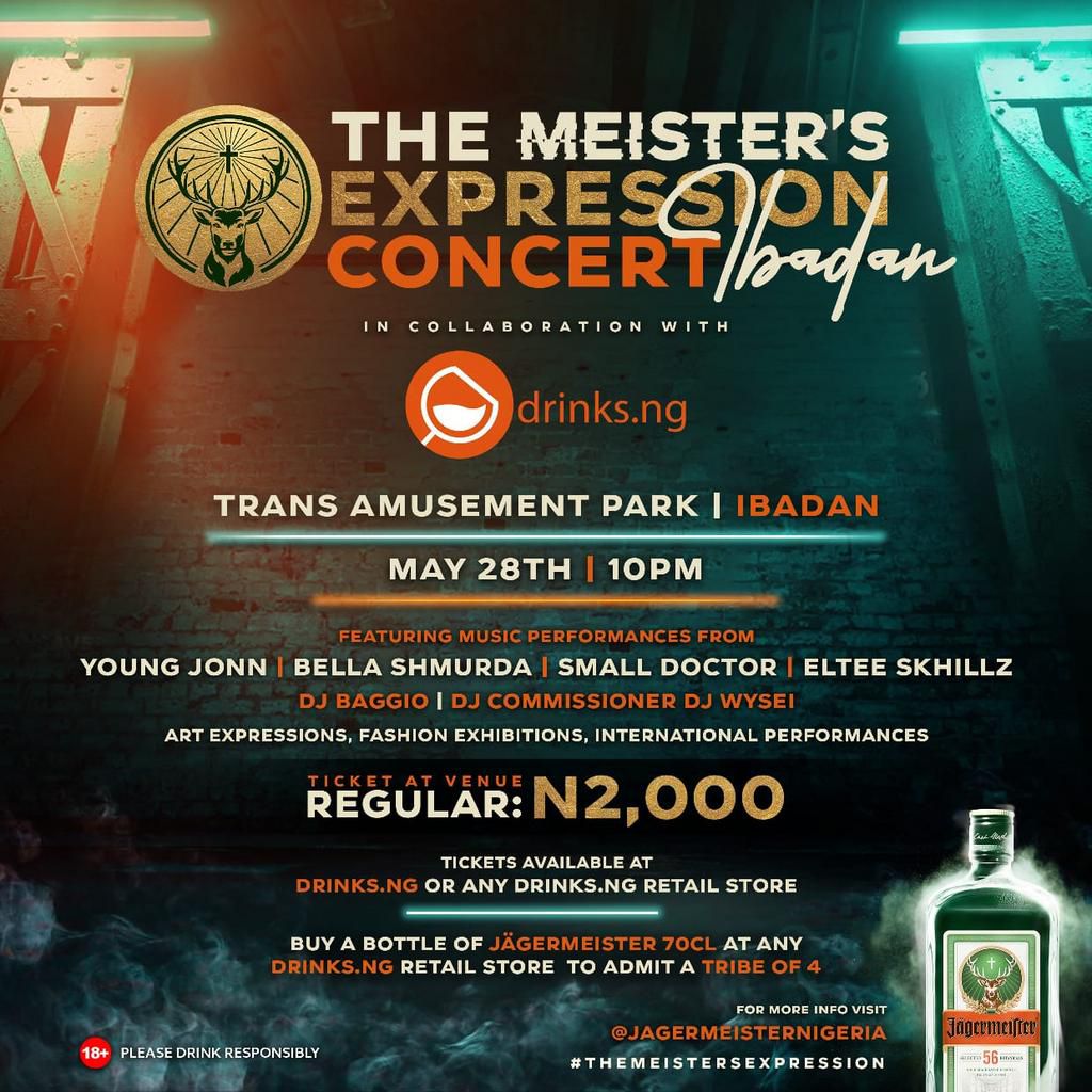 Join the Meisters Expression Concert live in Ibadan for epic music, epic vibes