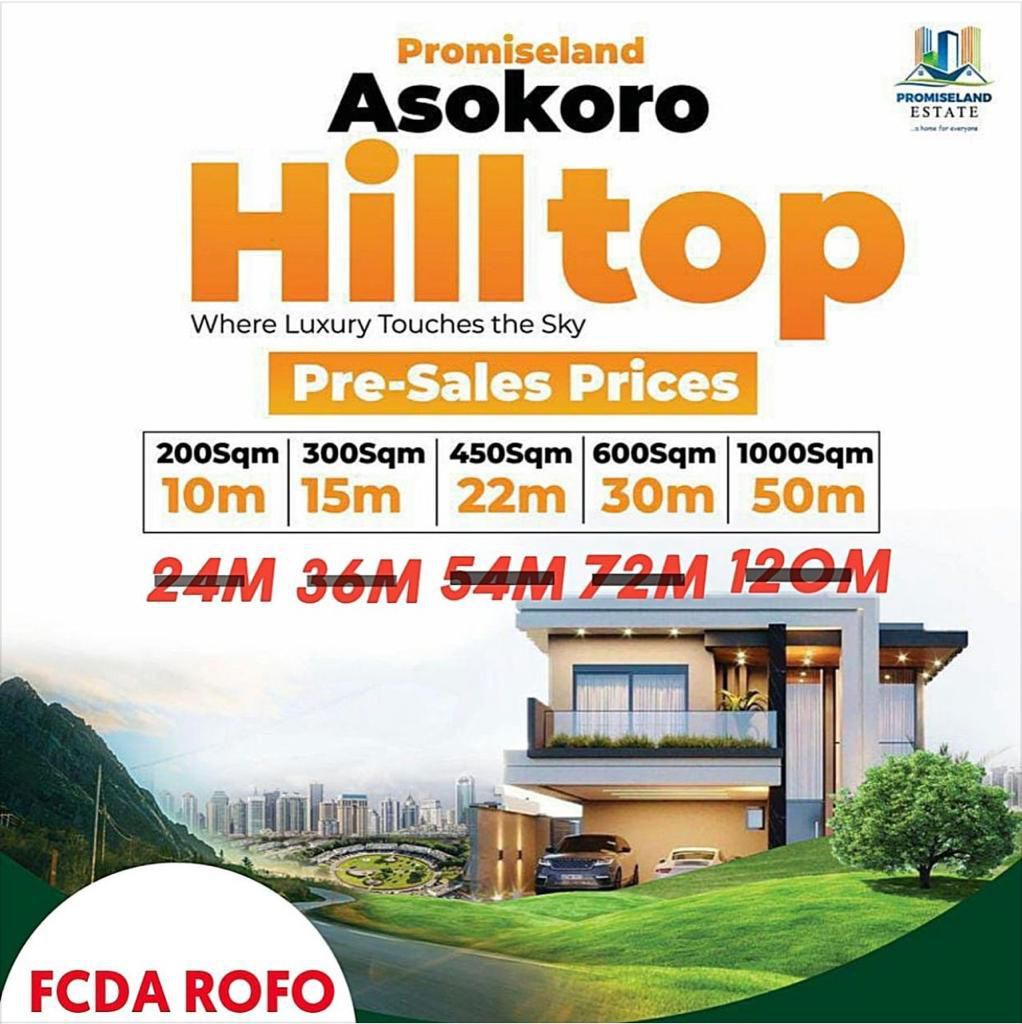 Promiseland unveils Maitama II Estate as a plot of land goes for ₦12m