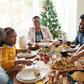 A family enjoying Christmas