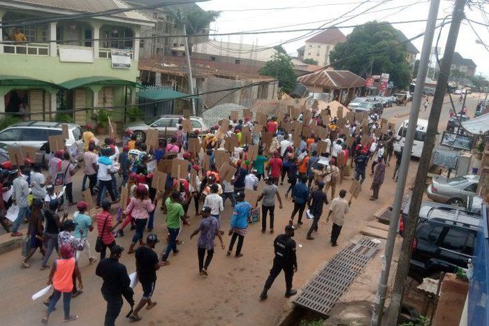 Protests rock Anambra as security agents shoot man dead