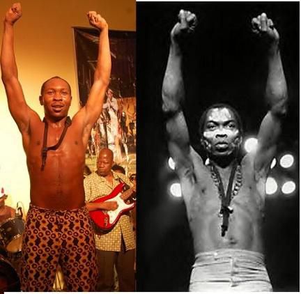 Seun Kuti and his famous parent; Fela Kuti