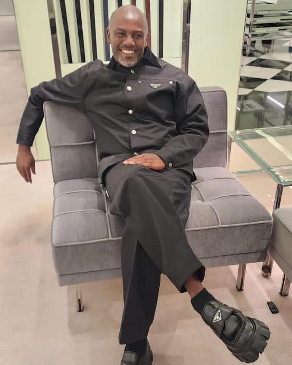 Andrew Mwenda launched inside a bomb suit in Thailand/Instagram