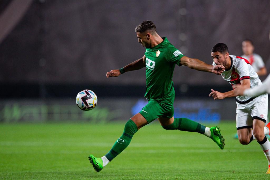 Rayo Vallecano v Elche CF - LaLiga Santander Lucas Boye during La Liga match between Rayo Vallecano de Madrid and Elche CF at Estadio de Vallecas on October 03, 2022 in Madrid