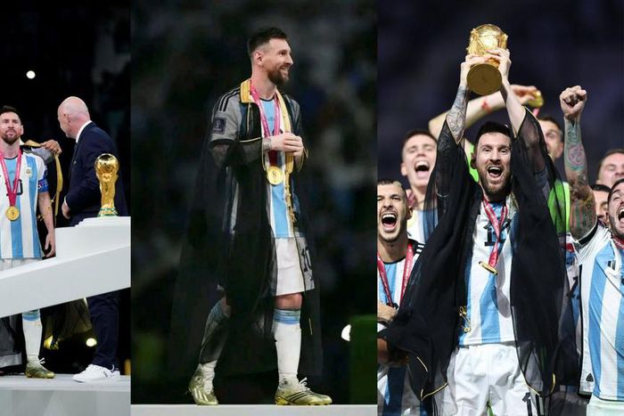Some fans do not understand why the Emir of Qatar put a Beshth on Messi to lift the World Cup.