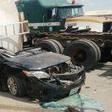 Scene of the accident in Anambra on Saturday.
