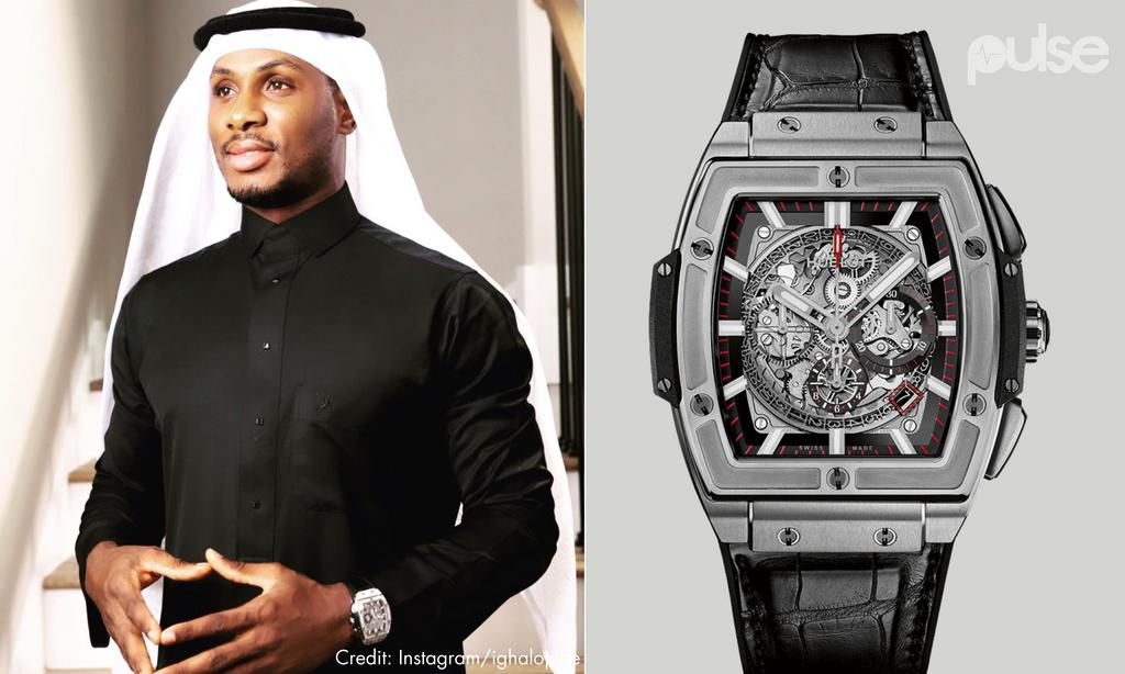 Odion Ighalo's Hublot Spirit of Big Bang Titanium watch cost him more than N23 million