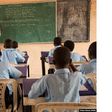 Nigerian students inside a classroom [Chika Oduah/VOA]
