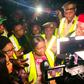 Chairman Nigerians in Diaspora Commission, Hon. Abike Dabiri receiving returning Nigerians from South Africa