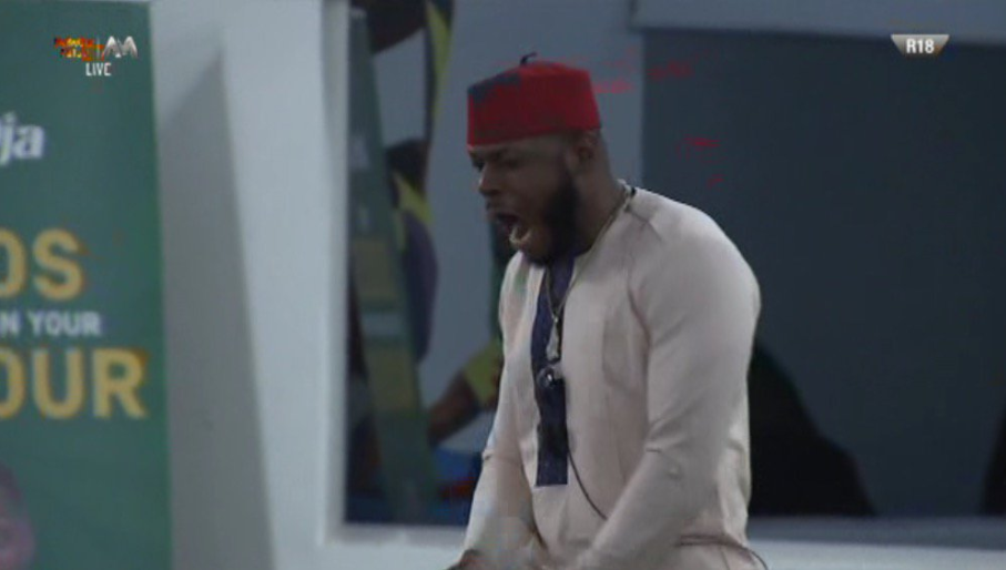 Frodd wins Veto Power Holder [Twitter/BBNaija]