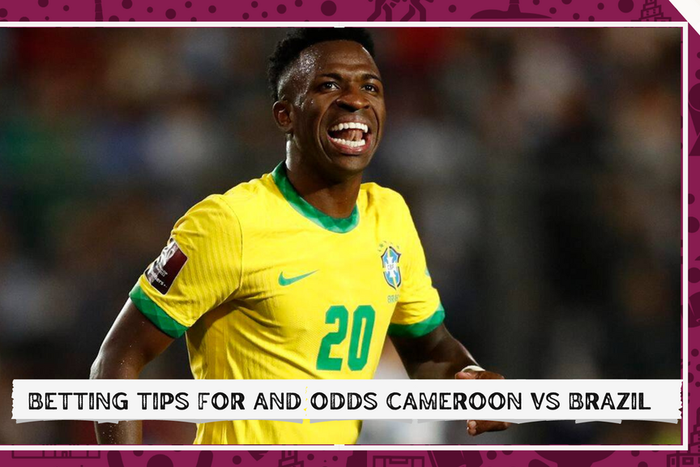 Betting tips and odds for Cameroon vs Brazil