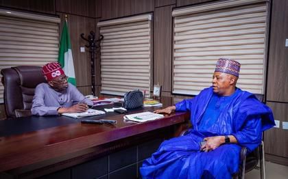 President Bola Tinubu and his Vice, Kashim Shettima.
