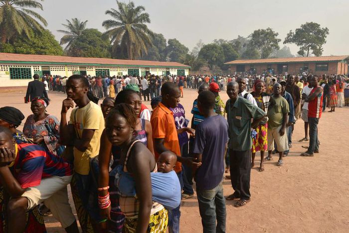 Rural community in Central Africa Republic