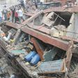 Two-storey building collapses [Peoples Gazette]