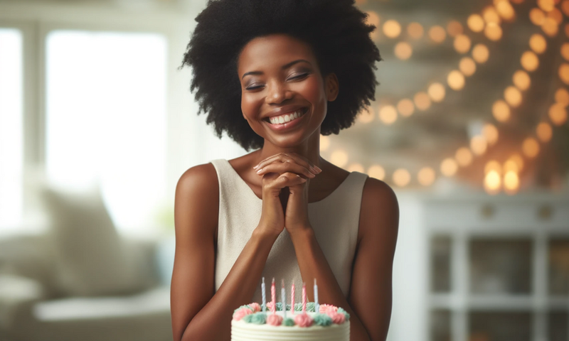 Birthday prayers and wishes [DALL-E2024]