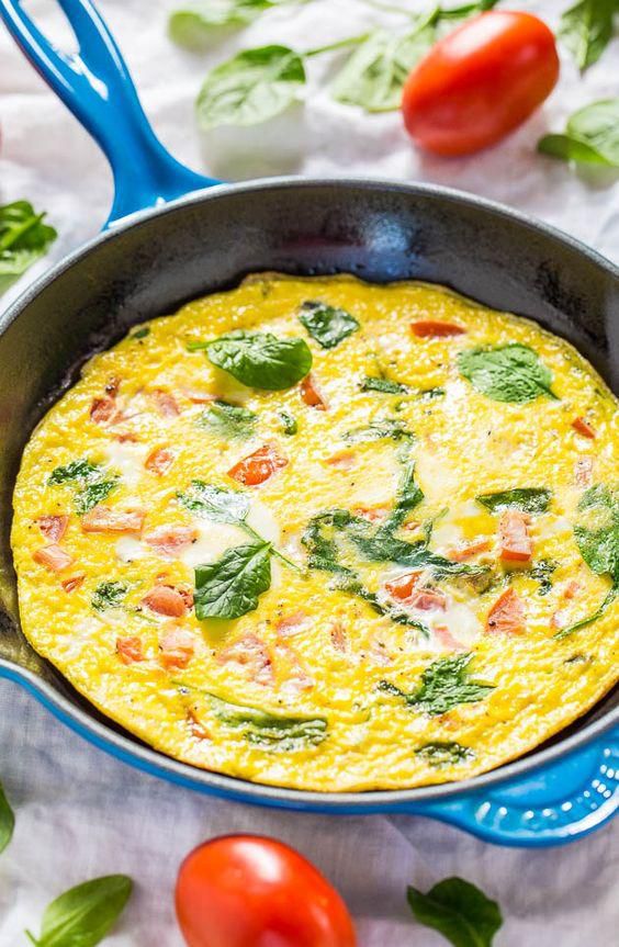 Vegetable stir-fry omelette