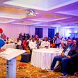 Gov Babajide Sanwo-Olu addressing young CEOs in Lagos.
