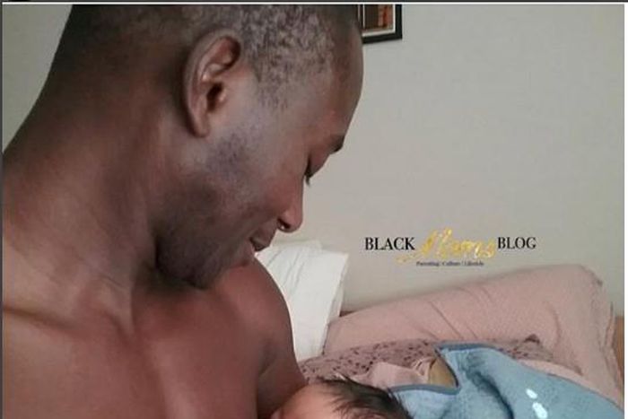 Men breastfeeding babies