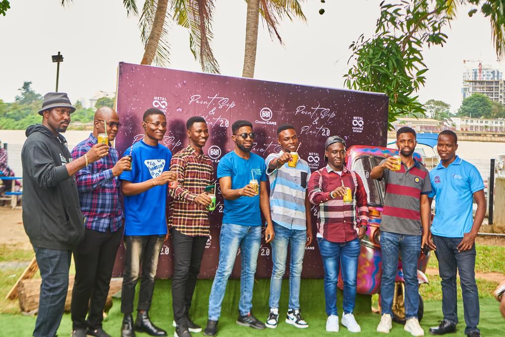 CANDO! Nigeria hosts its second Paint, Sip, and Plant event