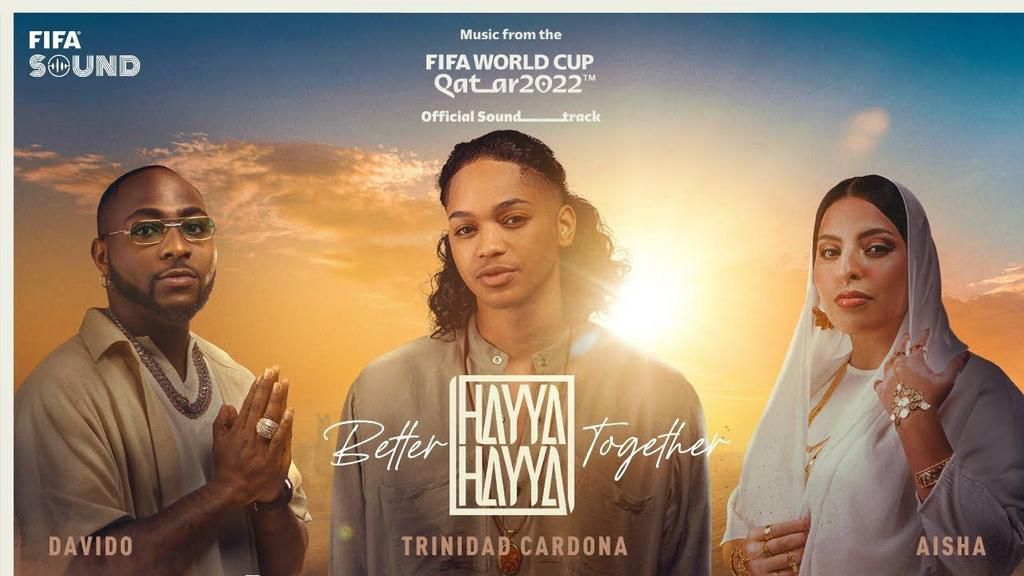 Davido will perform 'Hayya Hayya' alongside Aisha at the closing ceremony of the FIFA World Cup on December 18