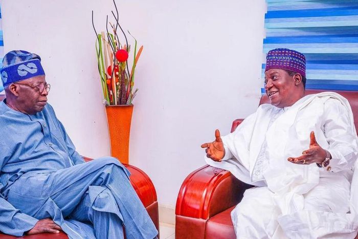 President Bola Tinubu and Samuel Lalong