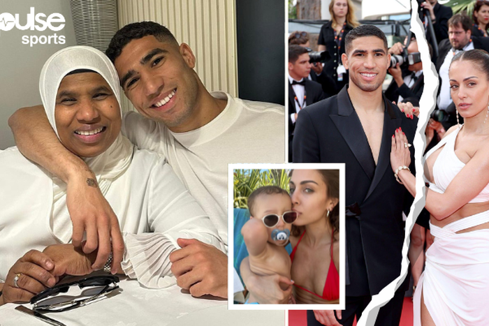 Achraf Hakimi celebrates his mum Sadia Mouh on Mother's Day, snubs estranged wife