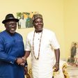 From left : Governor of Delta State, Hon. Sheriff Oborevwori and Chairman of Dewayles Group of Companies, High Chief Victor Egukawhore.