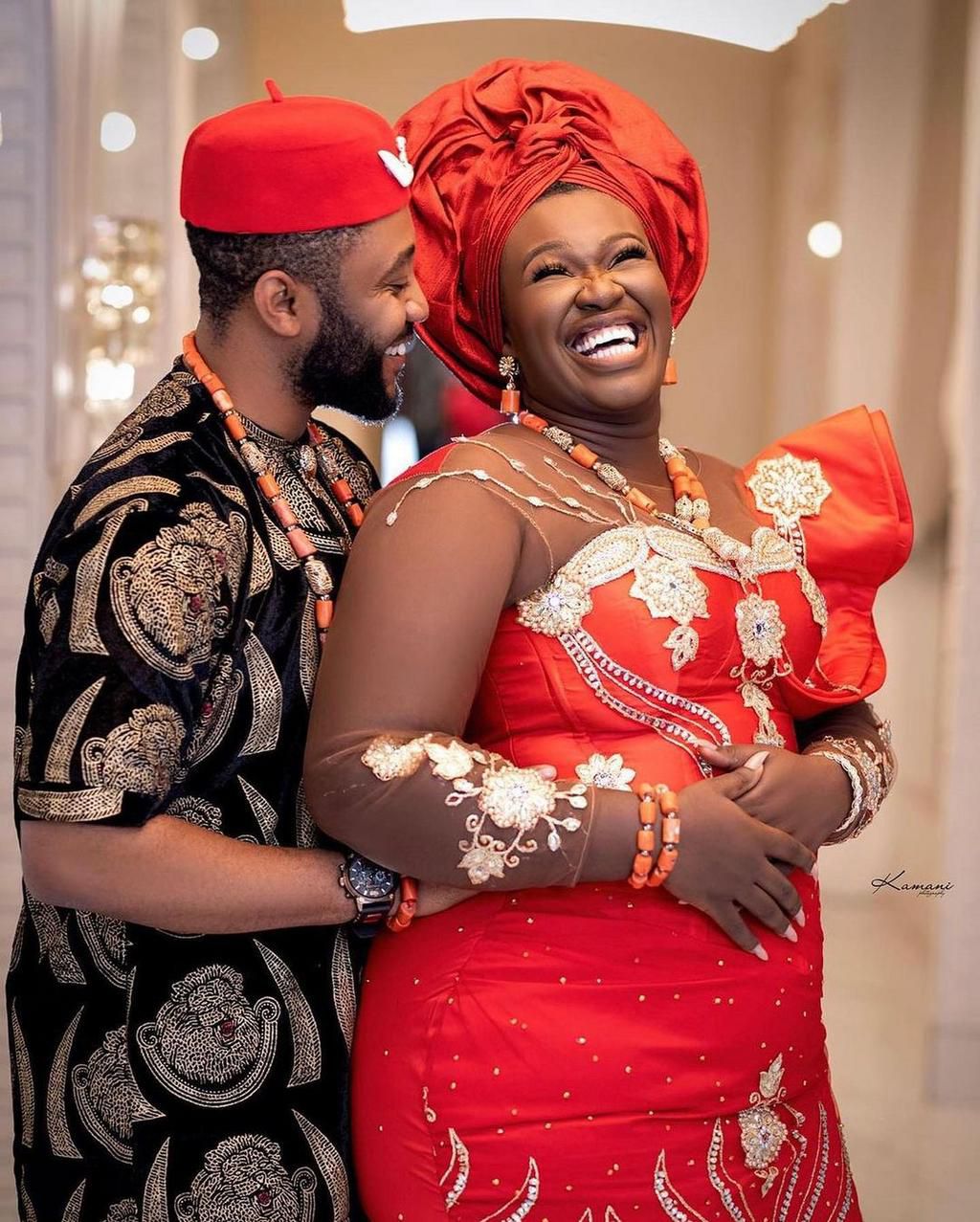 Warri Pikin and her husband renewed their vows [BellaNaija]