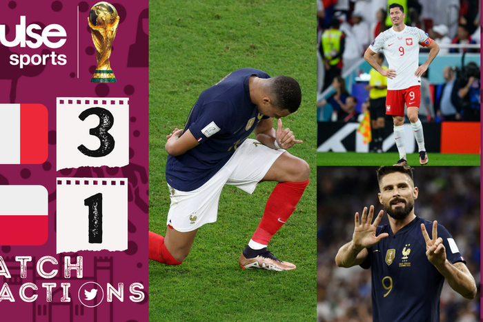 Reactions to Mbappe as France beat Poland 3-1, advance to World Cup quarterfinal