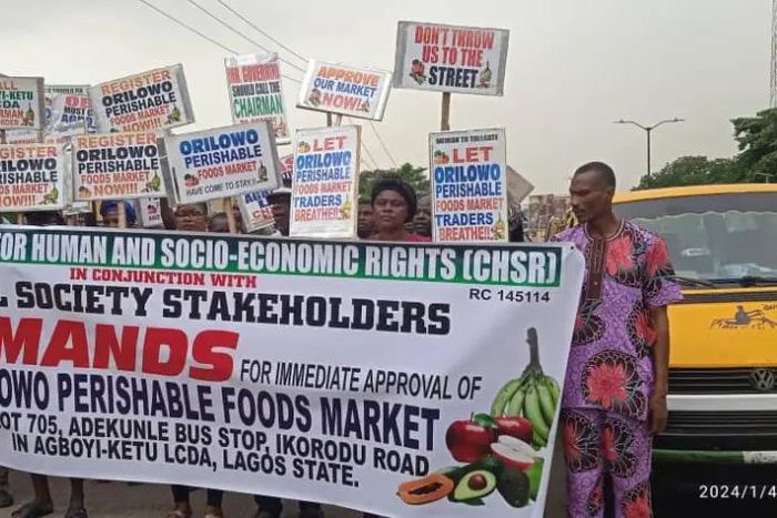 Protesters demand site for Lagos market [Vanguard]