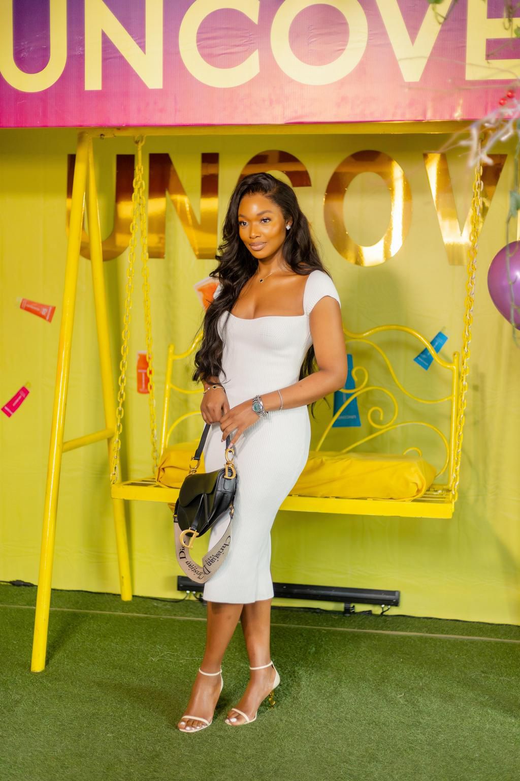 Onyeka's powder blue was gorgeous