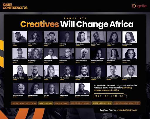 TASCK launches Ignite 3.0 for creative social impact conference with documentary screening.