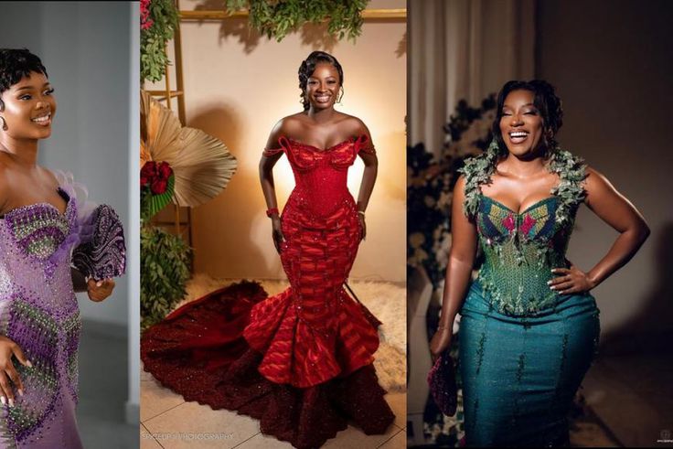 Ghanaian brides in kente