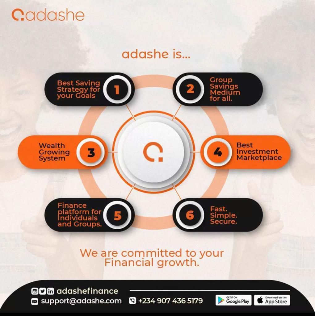 Adashe Finance is promoting inclusivity and financial freedom for young Africans by offering profitable investments for as low as $1