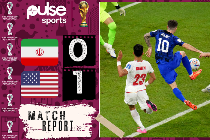 Pulisic scores the only goal to help USA defeat Iran