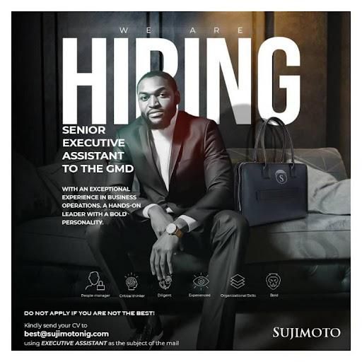 Sujimoto is hiring - Join the team of the 1% professionals