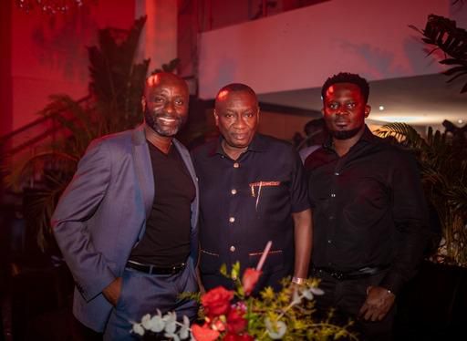 4Prince Amoako, Dr Ernest Ofori Sarpong (Chairman, EMY Africa Awards), Alex Baffour Kwakye