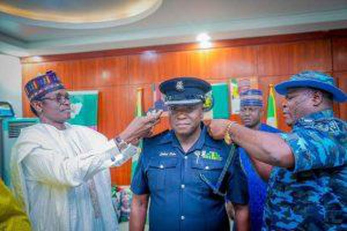 Gov Buni decorates CSO, Yobe Government House, with the rank of CSP