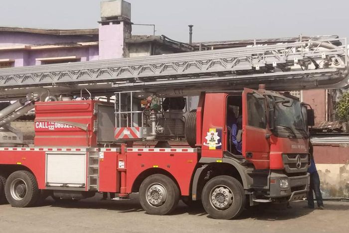 Fire truck of the Federal Fire Service [Twitter/@Fedfireng]