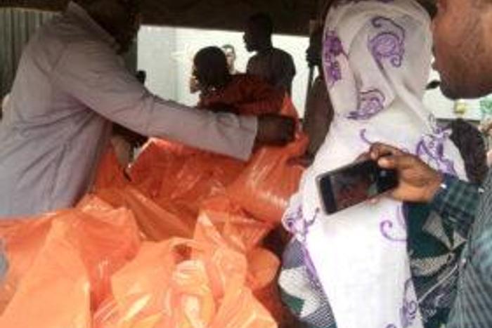 Ex-commissioner distributes food items to 200 widows in Ile-Ife.