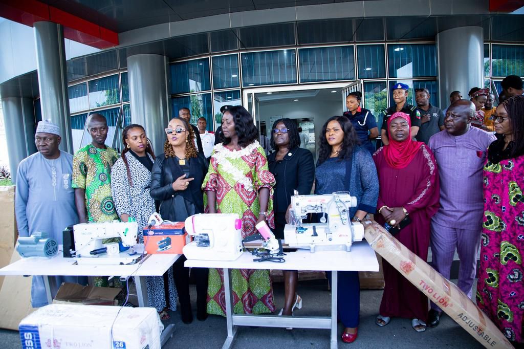 Uju Kennedy upgrades sewing factory