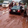 FG has abandoned Edo, Obaseki laments after getting stuck in muddy Sapele road.