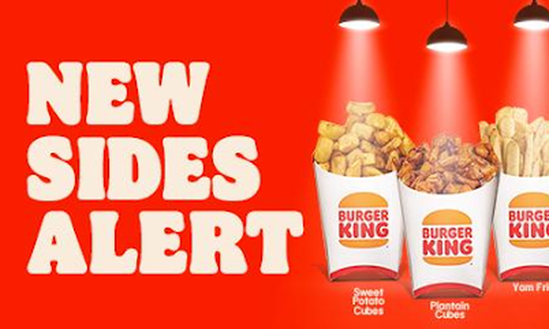 Burger King Nigeria launches three new additions to their sides menu