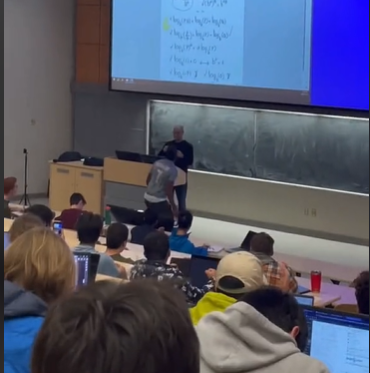 Vroom514 celebrating in class